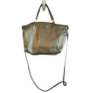 Coach Metallic Gold Hobo Tote
